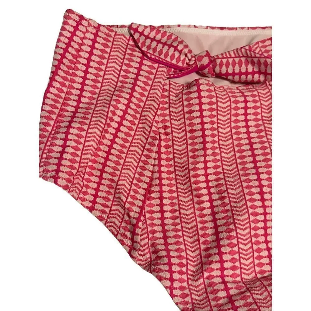 Lemlem Lola High Waist Bottom Pink Print‎ sz Small